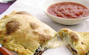 Cheese calzones